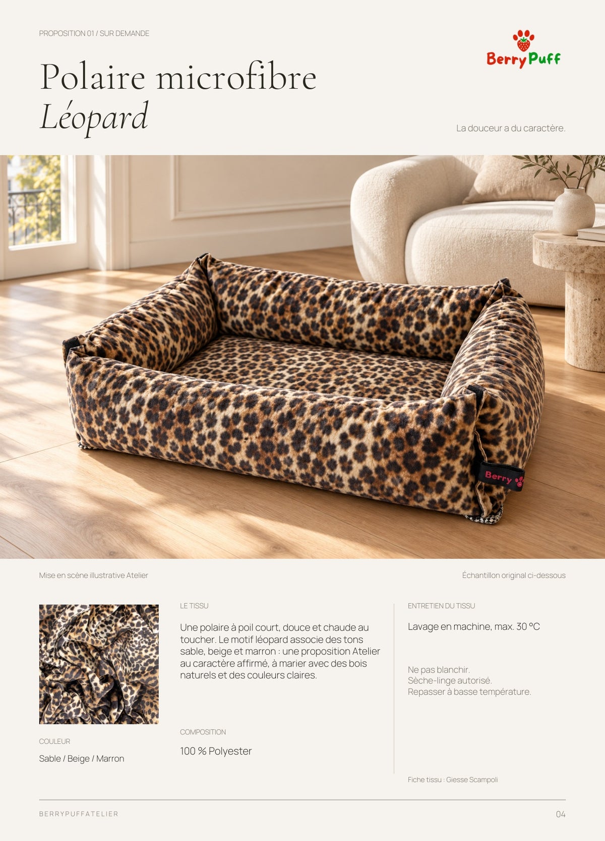 Catalogue de tissus BerryPuff, page 4