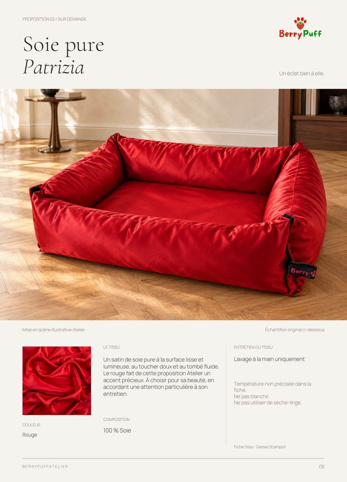 Catalogue de tissus BerryPuff, page 5