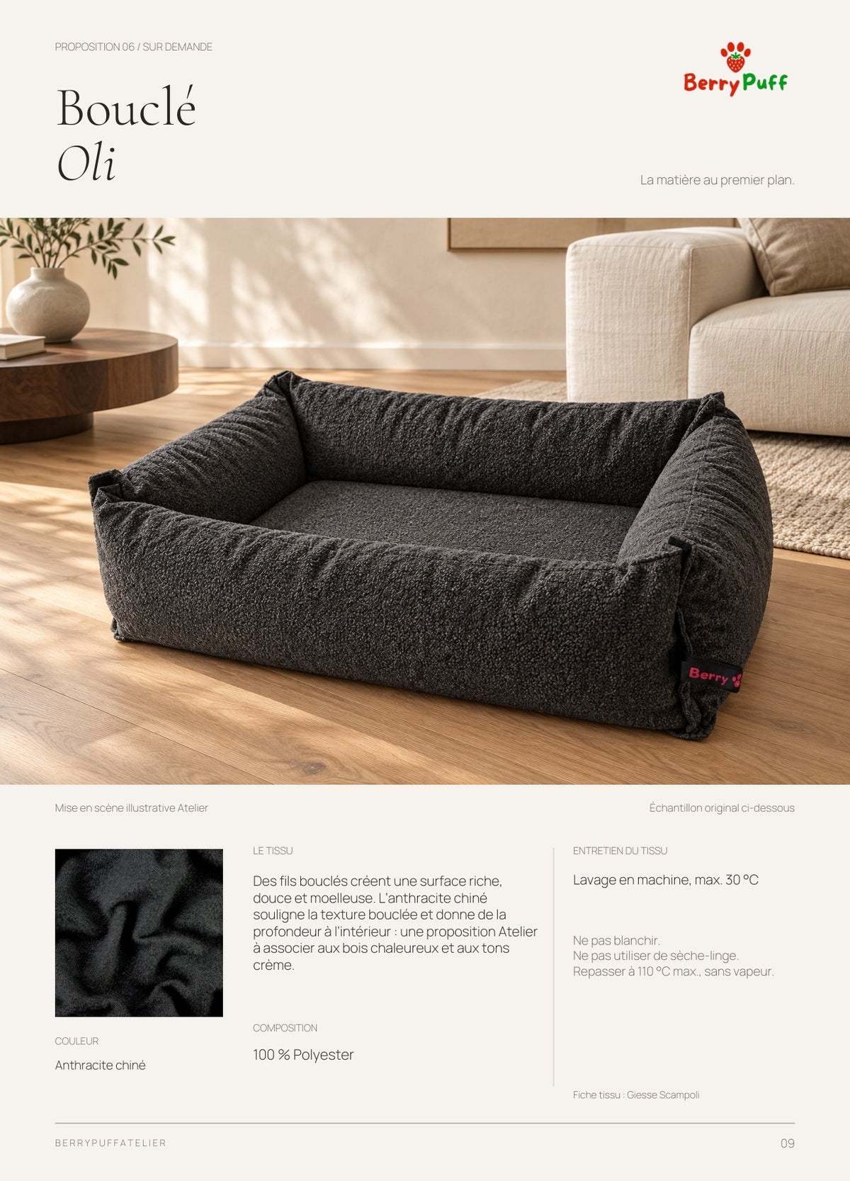 Catalogue de tissus BerryPuff, page 9