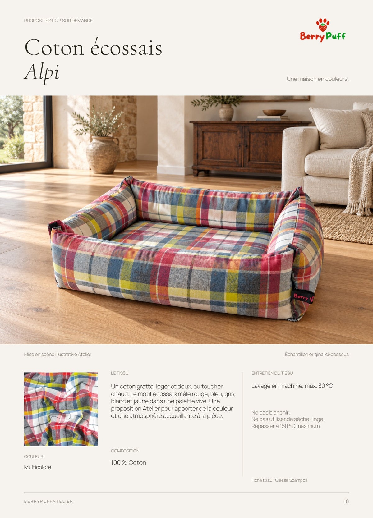 Catalogue de tissus BerryPuff, page 10